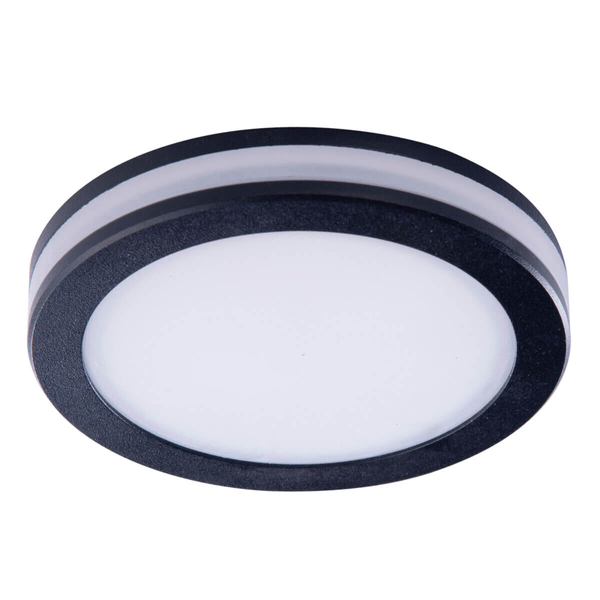 Łazienkowa lampa okrągła GALATA AZ4379 LED 9W 3000K IP44 wpuszczana czarny