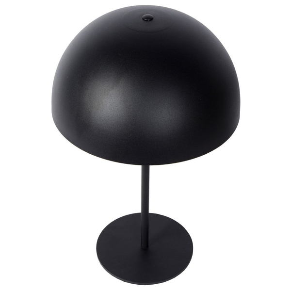 Stojąca LAMPA biurkowa SIEMON 45596/01/30 Lucide stołowa LAMPKA kopuła metalowa czarna