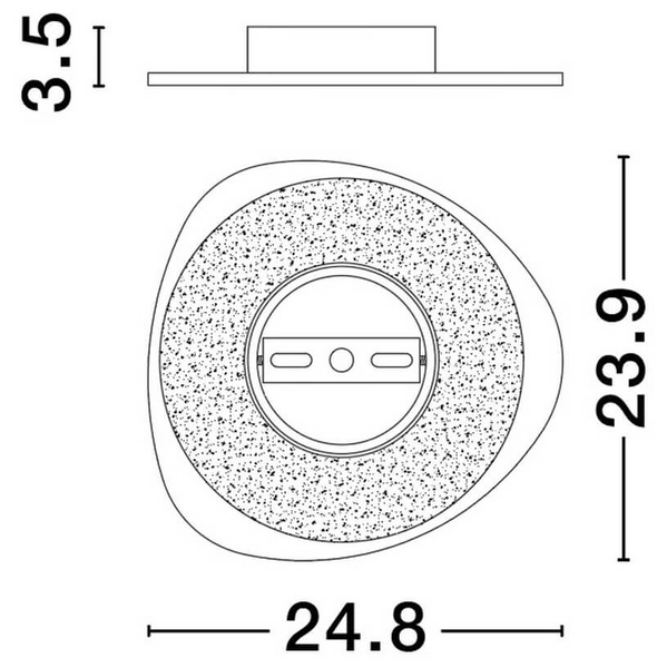 Przyścienna lampa na przedpokój APURE LE44375 LED 12W 3000K biały