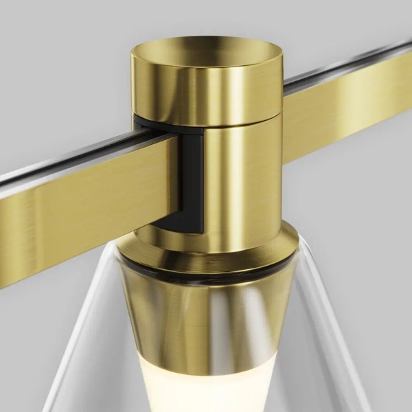 Magnetyczna lampa Bianca Flarity TR147-1-3W2.7K-BS-DE LED 3W 2700K mosiądz