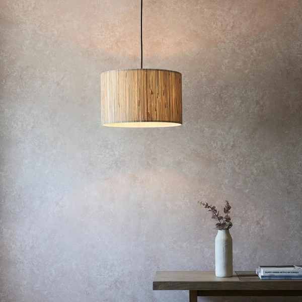 Wisząca lampa do salonu Longshore 101691 beżowa czarna