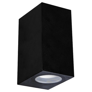 Czarny kinkiet GAMP 04019 Ideus prostokątna lampa elewacyjna IP54