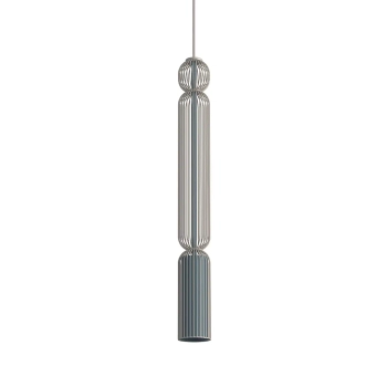 Podłużna lampa wisząca CAMELEON SINGLES 12194 jedwabisty grafit