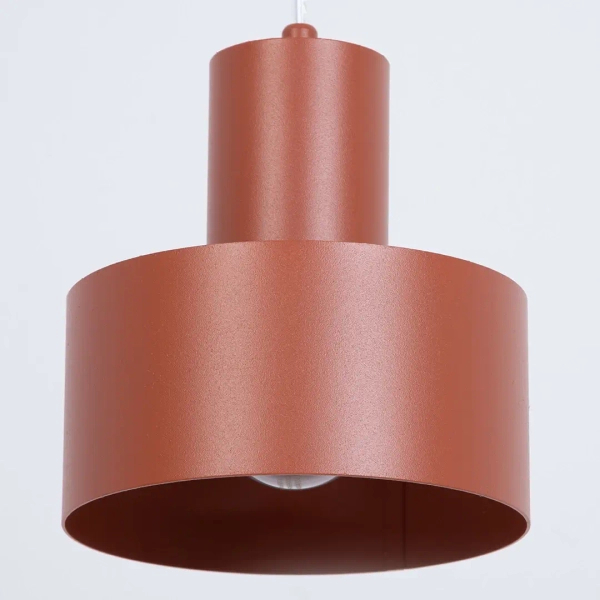 Wisząca lampa Rif S 41182 nad wyspę do jadalni ceglana