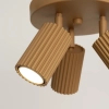 Potrójna lampa sufitowa KARBON SL.1563 z regulacją tubki złote