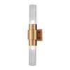 Ścienna lampa góra-dół GLOW NOW-10884W złota 2xG9 do jadalni