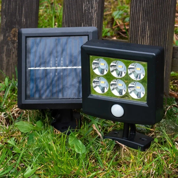 Solarna ogrodowa lampa Depo EKO0616 LED 1,05W 6500K IP44 czarny