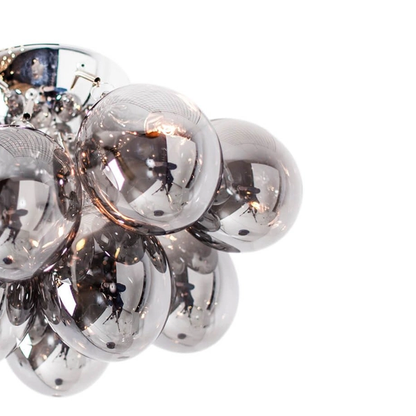 Sufitowa lampa designerska Gross 4200660-4505 By Rydens bubbles przydymiona