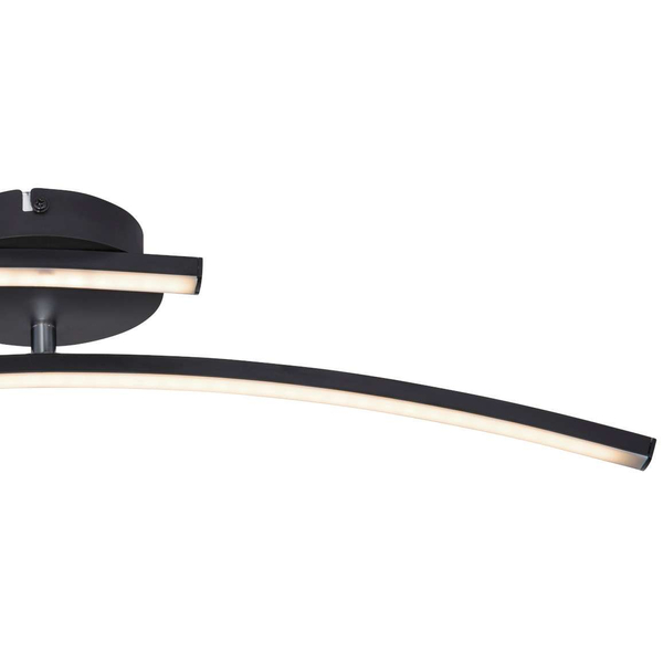 Plafon LAMPA sufitowa TANSY 67129-12 Globo metalowa OPRAWA listwy LED 12W 3000K-6000K ruchome czarne