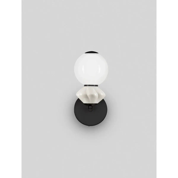 Kinkiet ścienny ceramiczny MONRETA LE45234 LED 6W 3000K na korytarz szary