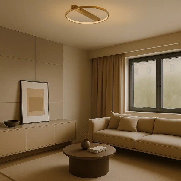 Ringowa sufitowa lampa Beliza 71347 LED 45W 3000K złoty