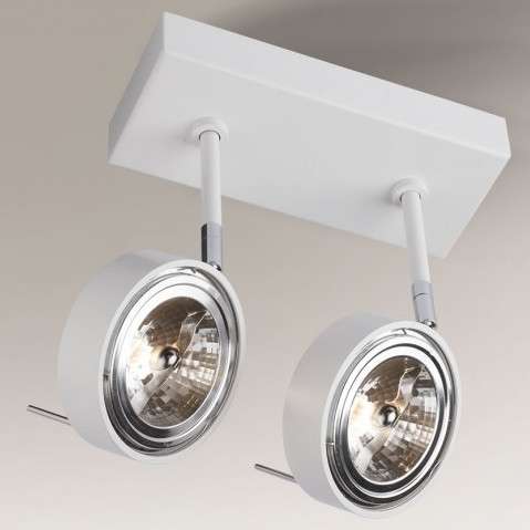 LAMPA sufitowa FUSSA 7228 Shilo regulowana OPRAWA metalowa SPOT reflektorowy jerry biały