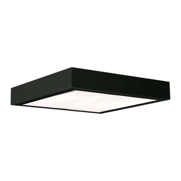 Sufitowa LAMPA plafoniera NOMI 8450 Shilo kwadratowa OPRAWA natynkowa LED 23W 4000K czarny