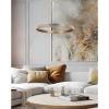 Wisząca okrągła lampa Hashim 31-28440 LED 34W 4000K do jadalni złota