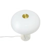 Marmurowa lampa stołowa Glossy 2520015001 grzybek biały