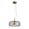 Owalna lampa wisząca Caste PND-17760B-BRSS-CL LED 10W 3000K szklana złota
