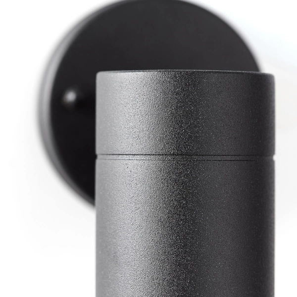 Zewnętrzna lampa ścienna Jandy 90964A06 IP44 tuba czarny