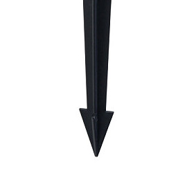 Stojąca LAMPA zewnętrzna TUBINGS 8161 Nowodvorski ogrodowa OPRAWA outdoor słupek IP54 czarny