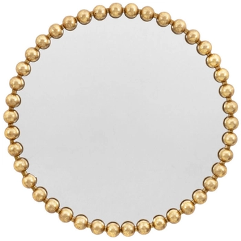 Okrągłe lustro z koralikami Ceretti 5059413703522 złoty