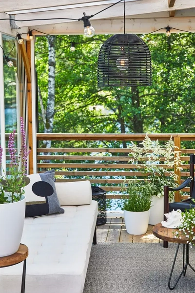 Ogrodowa girlanda świetlna LED 2,4W 5,5m łańcuch czarny