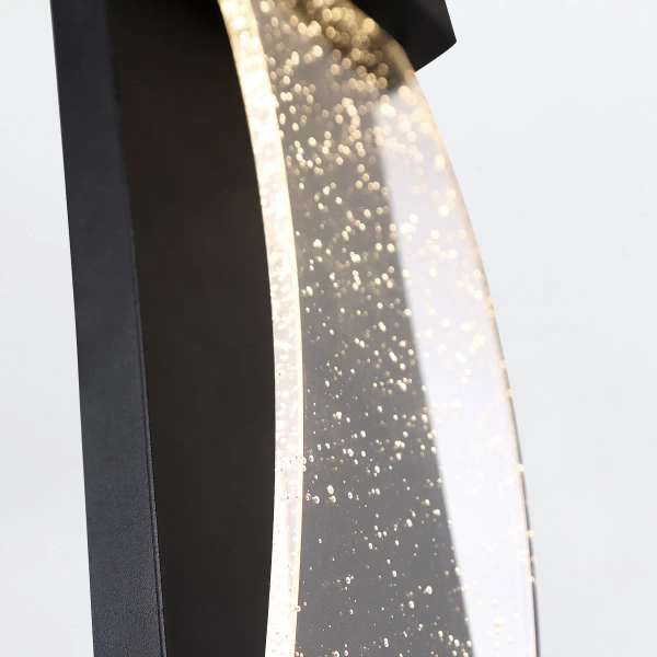 Ścienna lampa na elewację Kabo QN-KABO-S-BK LED 6W 3000K IP44 czarny