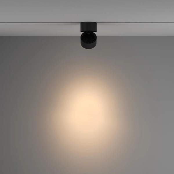 Szynowa lampa 1-fazowy nasufitowa Yin TR084-1-15W3K-B LED 15W 3000K czarna