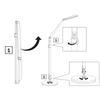 Podłogowa lampa FERRARA 325006 LED 13W 3000-6500K czarny