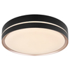 Nowoczesna LAMPA sufitowa MANNI 41759-24 Globo okrągły plafon LED 24W 2700K - 6500K z pilotem czarny