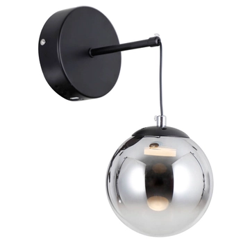 Przyścienna lampa Velada WL-34381-1-BK LED 5W 3000K czarny przydymiony