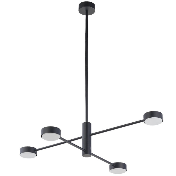 Regulowana LAMPA sufitowa ORBIT 7945 Nowodvorski loftowe molekuły pręty sticks czarne