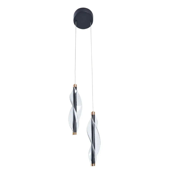 Lampa wisząca brokatowa VALENTINA 339621 2xLED 14W 4000K do salonu