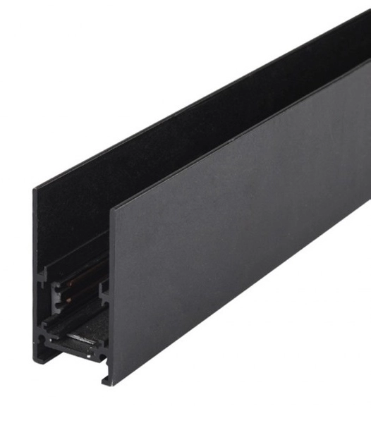 Szyna magnetyczna 1-fazowa z zaślepkami Alfa Track Magnetic AZ4642 natynkowa czarna