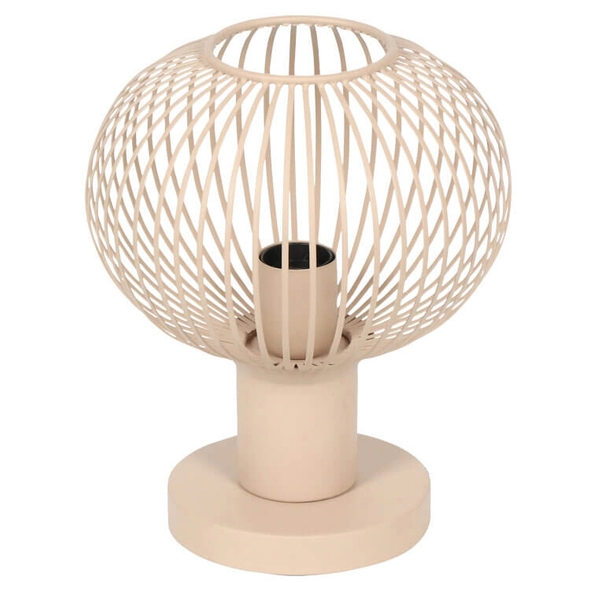 Kulista lampa stolikowa GILA 565700166 Trio bubble do gabinetu beżowa