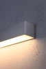 Kinkiet LAMPA ścienna PINNE SOL TH055 prostokątna OPRAWA metalowa LED 31W 3000K listwa aluminium