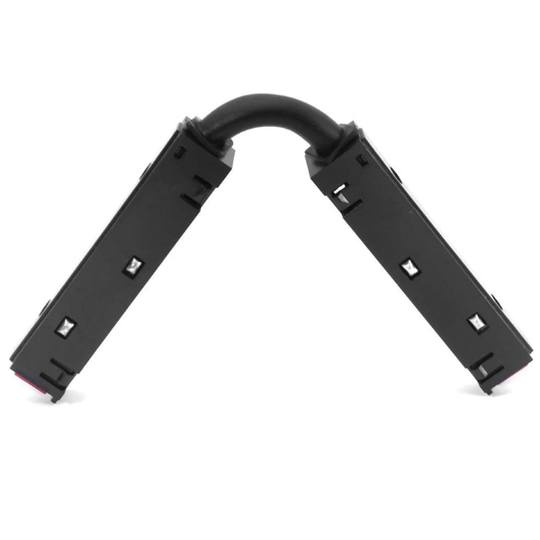 Łącznik prosty do szyn magnetycznych 467 Domeno LED metalowy czarny