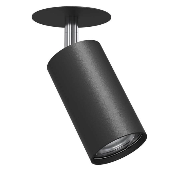 Reflektor podtynkowy Ace 3254 BROSline tuba regulowany czarny
