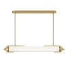 Wisząca lampa szklana tuba Espada QN-ESPADA-LP-BG LED 38W 3000K złoty