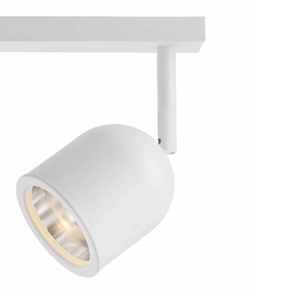 Regulowana ścienna lampa SPARK 50932201 Kaspa metalowa do jadalni biała