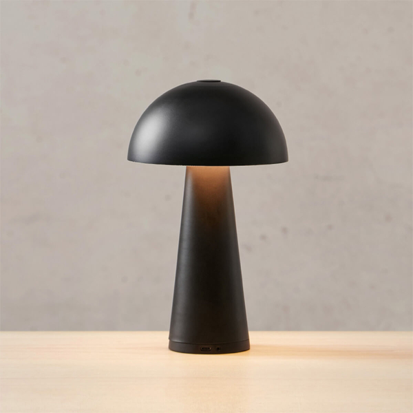 Ogrodowa lampka na stół Fungi 108655 Markslojd IP44 grzybek czarny
