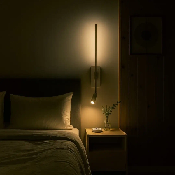 Pionowa lampa ścienna do czytania Torch ML1567 LED 6W+3W 4000K biały