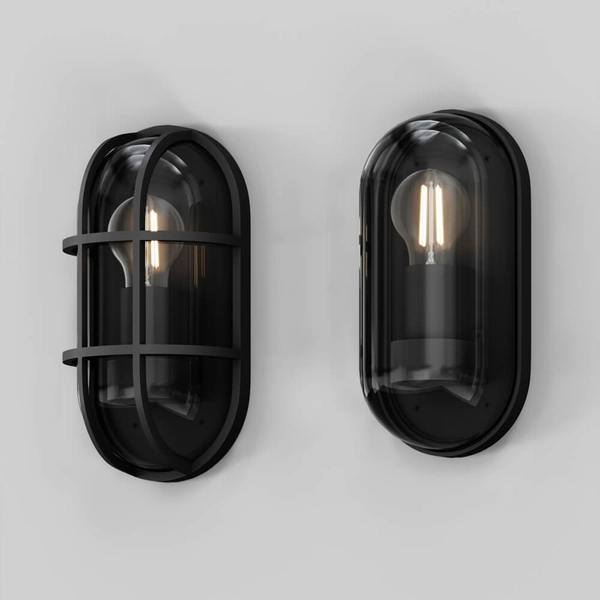 Ścienna lampa zewnętrzna loftowa IP65 grafitowy Candle OUTLET