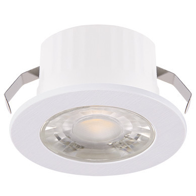 LAMPA sufitowa FIN LED C 03872 Ideus okrągła OPRAWA wpust LED 3W 4000K łazienkowy IP44 biały