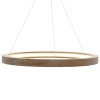 Ekologiczna lampa wisząca Oak drewniany ring nad stół