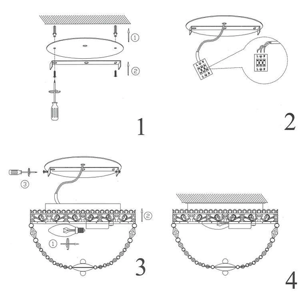 Pałacowa LAMPA sufitowa SAXHOLM 106062 Markslojd metalowa OPRAWA plafon glamour okrągły kryształki crystals chrom przezrocz