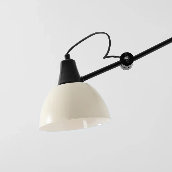 Ścienna lampa z regulacją AIDA 1141C3_9 metalowa beżowa czarna