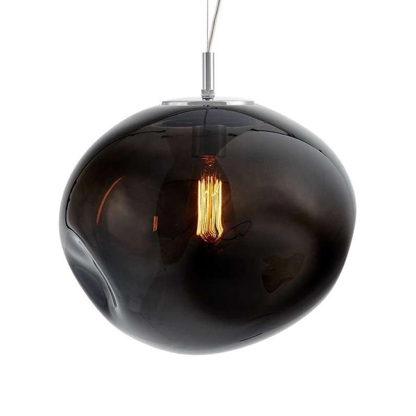 LAMPA wisząca AVIA L 10423108 Kaspa szklana OPRAWA zwis grafitowy