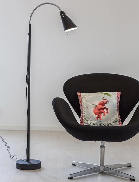 Regulowana lampa do biura Best tuba na peszlu z włącznikiem