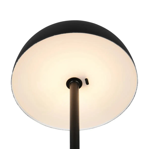 Nocna lampka grzybek ze ściemniaczem MUNOZ R54891132 LED 1,3W 3000K czarny