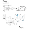 Lampa sufitowa Candida 48311-48 LED 48W 3000-6400K round biała