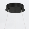 Okrągła lampa wisząca Cadoux QN-CADOUX-P-BK LED 54W 3000K czarny